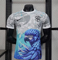 2025 Brazil White and Blue Special Shirt