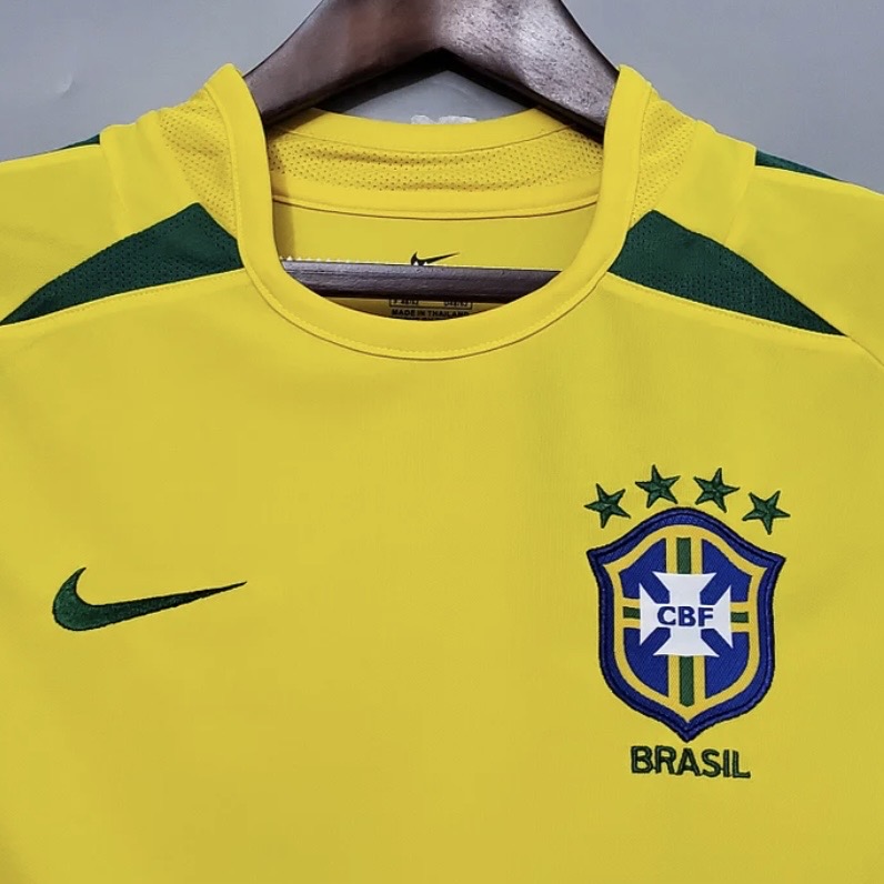 2002 Brazil Home Shirt