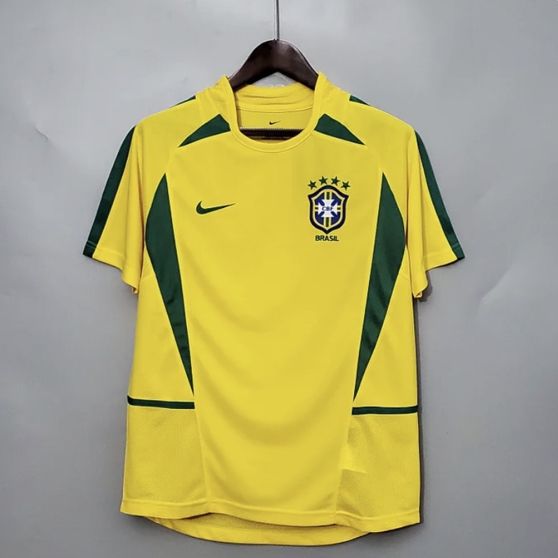 2002 Brazil Home Shirt